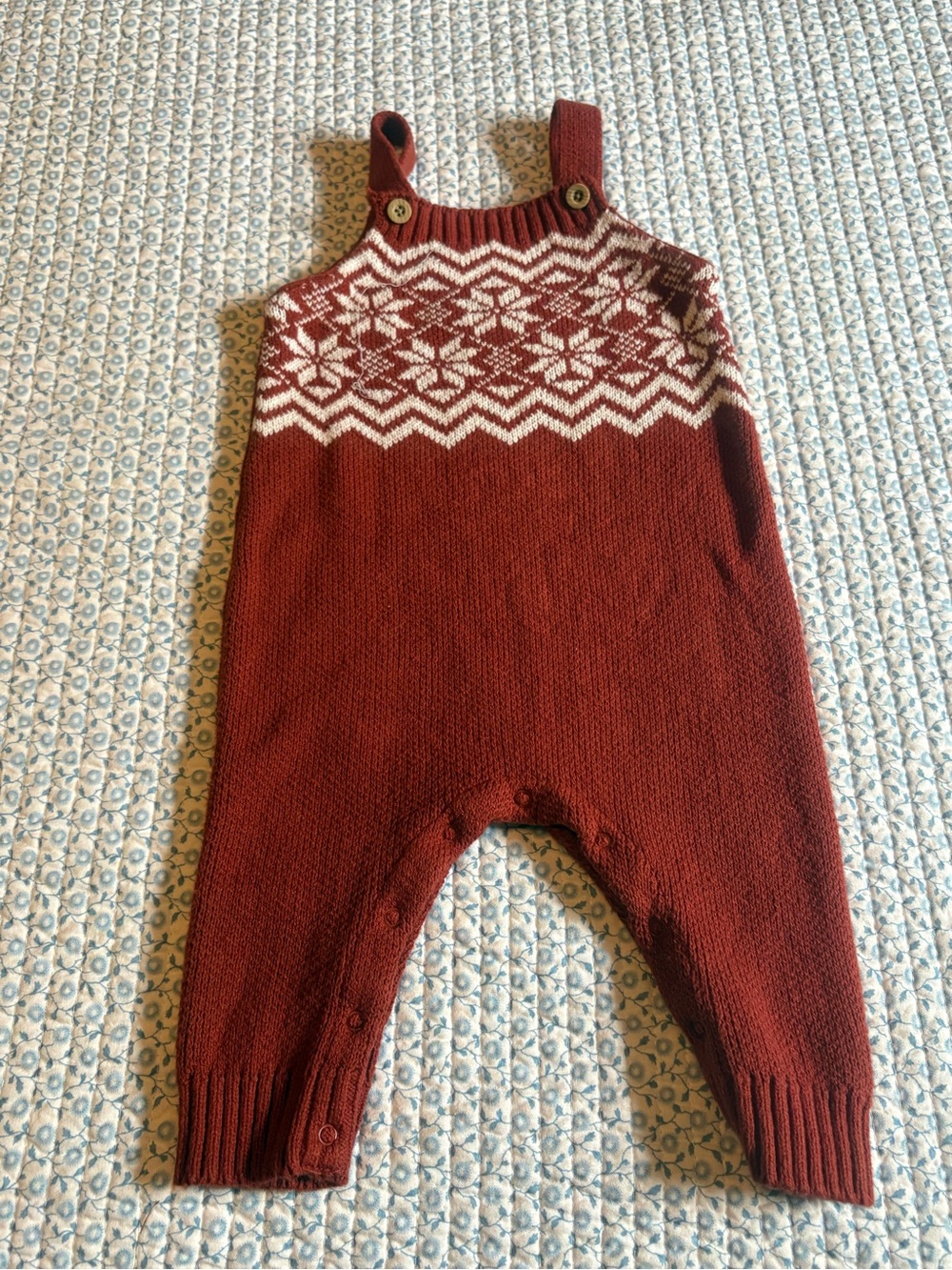 Cloud Island Baby Knit Romper